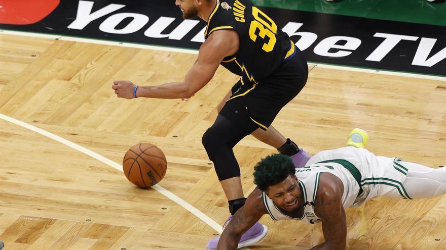 Curry sacó la casta y los Warriors empatan las Finales de la NBA ante los Celtics