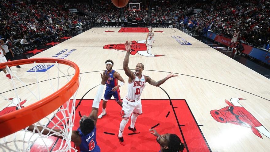 Los Bulls de Chicago arrollaron a los Detroit Pistons 133-87 en la acción de la NBA