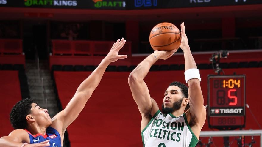 Tatum y Brown deciden triunfo de los Boston Celtics en la acción de la NBA