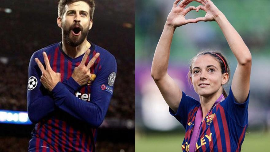 Considerados  mejores jugadores de la temporada Catalán,  Gerard Piqué y Aitana Bonmatí