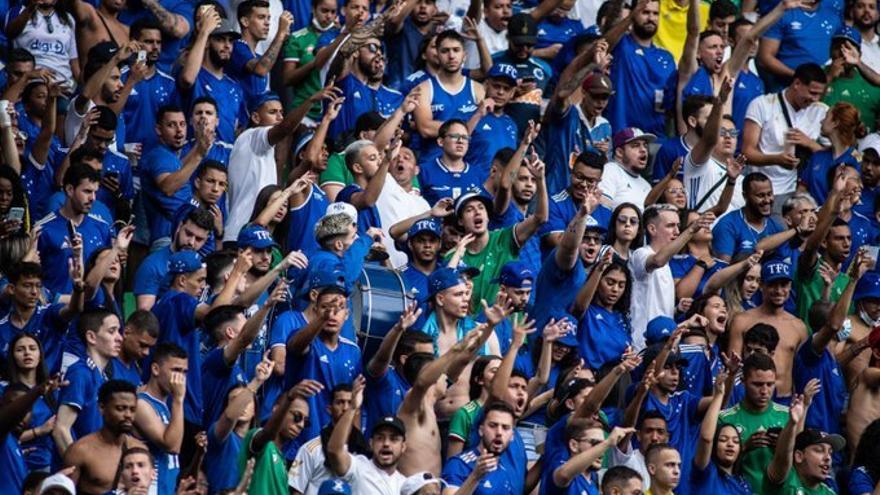 Aficionados del Cruzeiro.