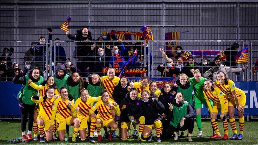 Barcelona golea en la Liga de Campeones Femenina
