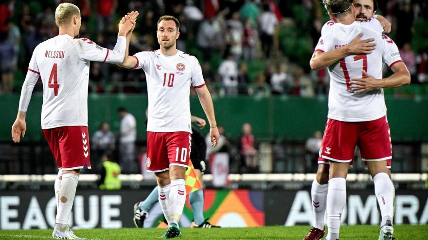 Dinamarca espera seguir con su buen momento en la Liga de Naciones