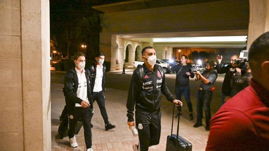 El equipo mexicano a su llegada a Orlando.