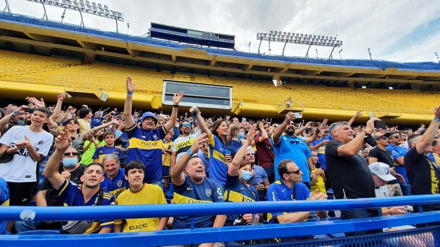 Hinchada de Boca Juniors.