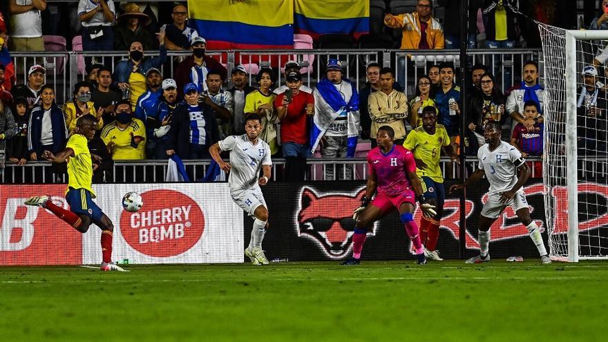 Honduras de "Bolillo" cayó ante Colombia en partido amistoso previo a las eliminatorias