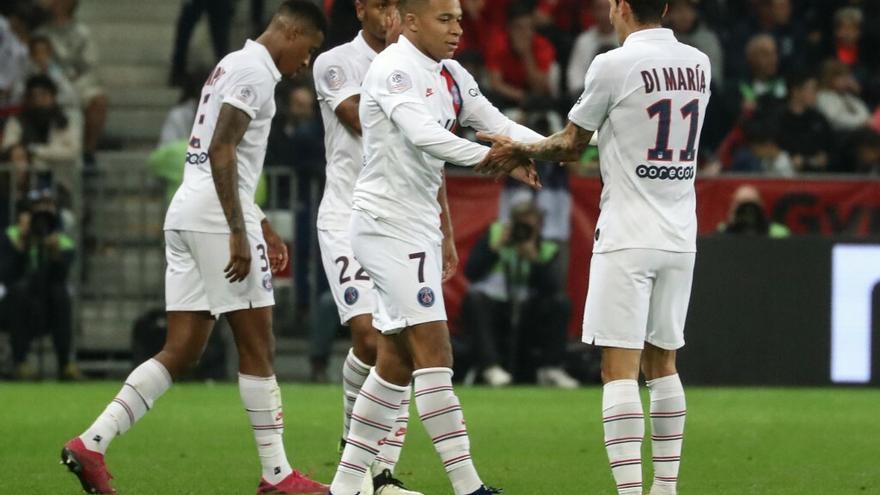 Di María, Mbappé e Icardi dan la victoria al PSG ante el Niza