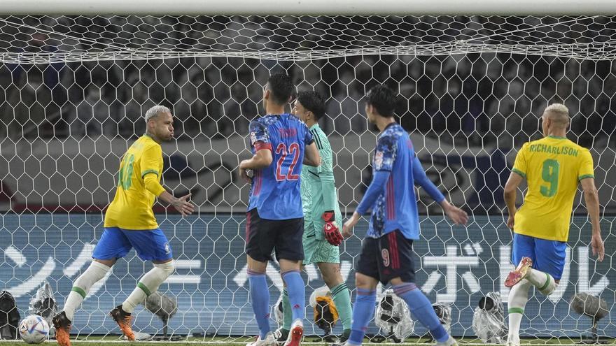 Con gol de Neymar, Brasil derrotó a Japón en partido de fogueo disputado en Tokio