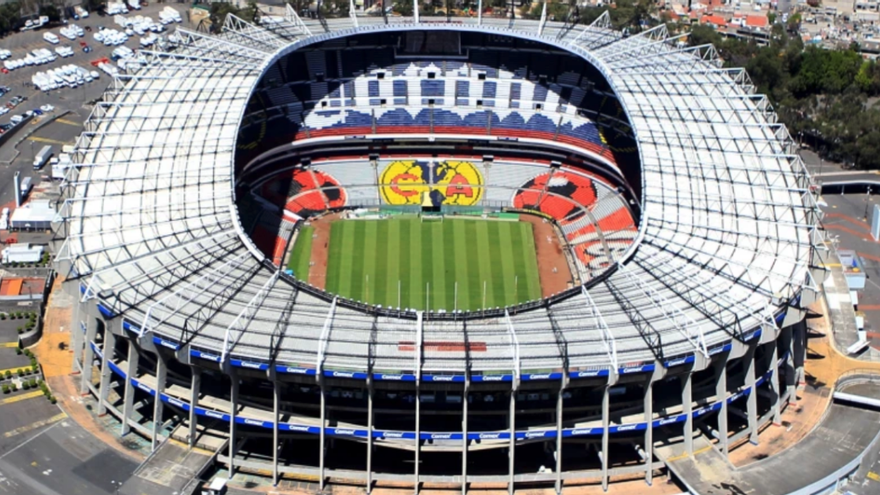 Vista panorámica del Estadio Azteca en la Ciudad de México