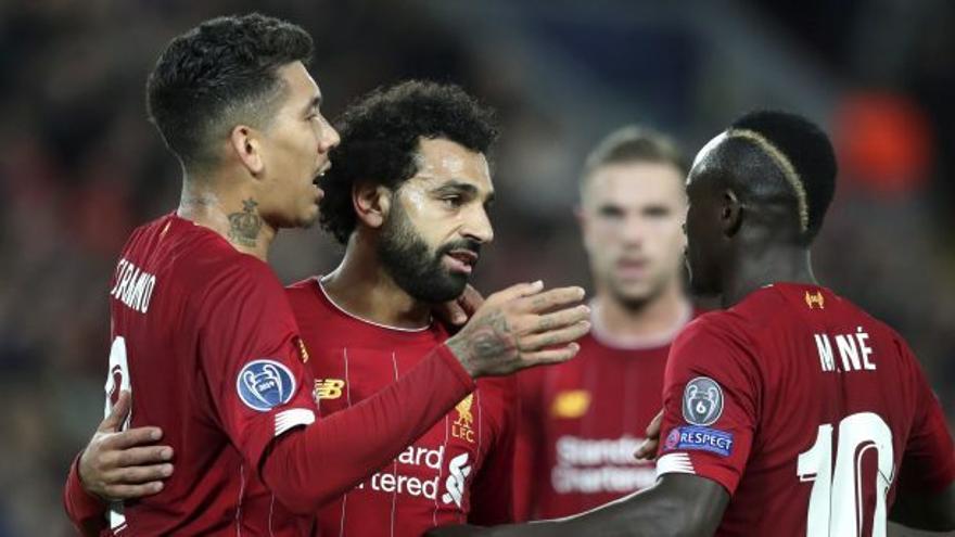 Salah salva a un Liverpool con dos caras ante el Salzburgo