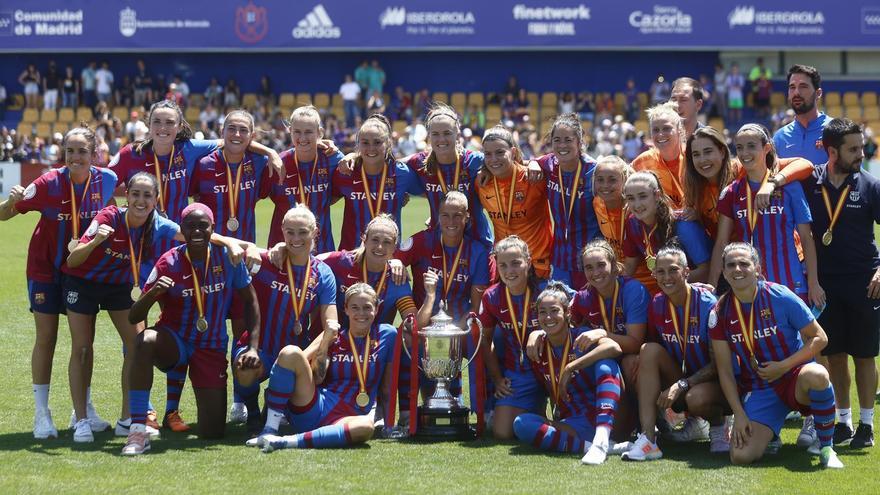 El Barcelona femenino se coronó en la Copa de la Reina