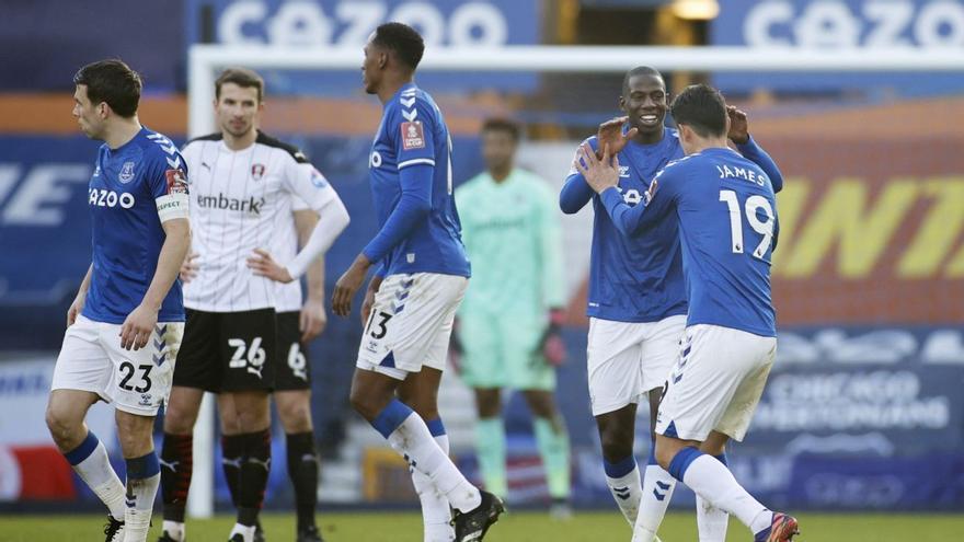 Everton supera tercera ronda de FA Cup con victoria apurada contra Rotherham