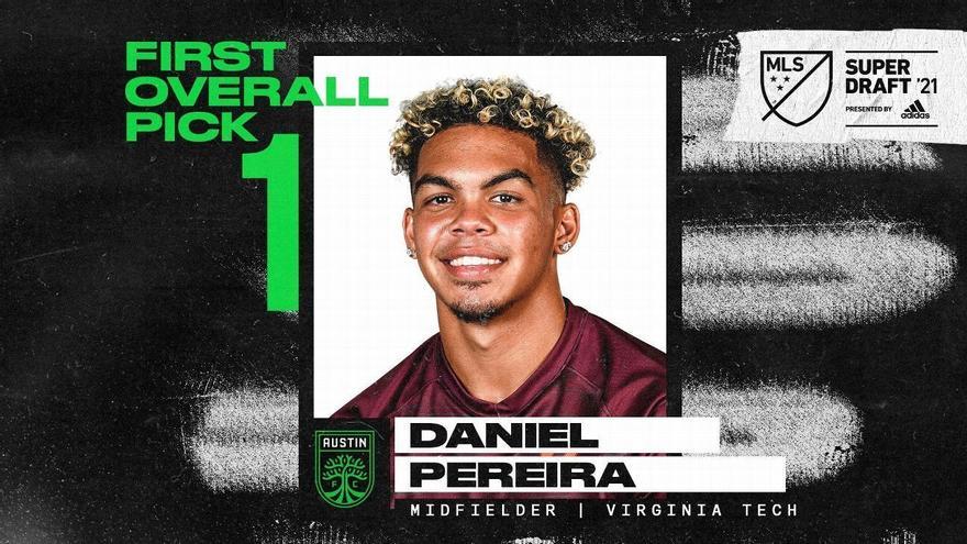 Futbolista venezolano Daniel Pereira elegido primero en Draft de la MLS