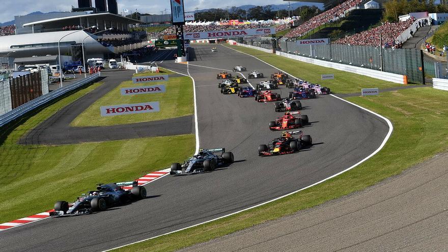 Aplazan clasificatorias del GP de Japón de Fórmula 1 al domingo