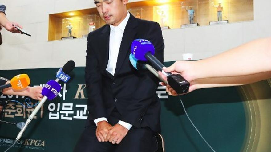 Un golfista surcoreano es suspendido tres años por un gesto obsceno