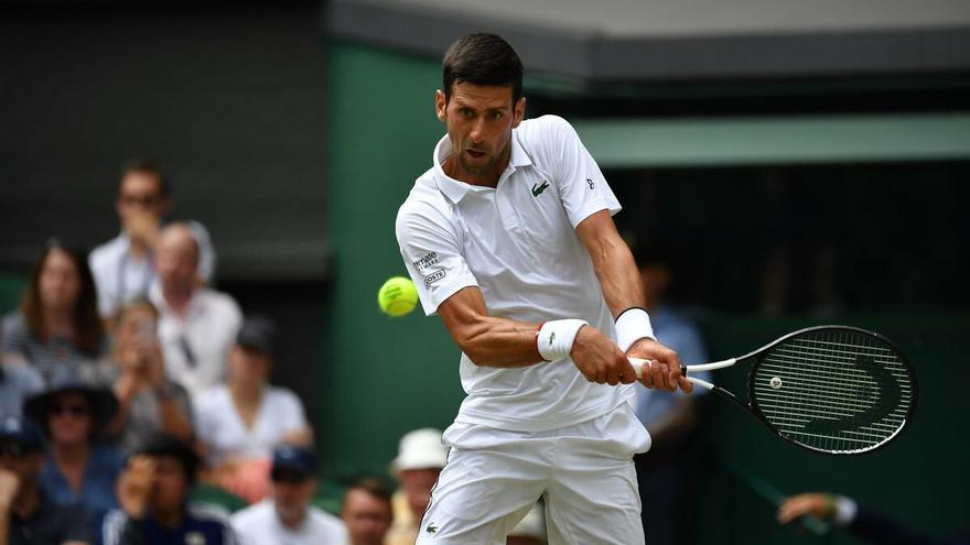 Novak Djokovic, intratable ante Goffin, se clasifica a 'semis' de Wimbledon