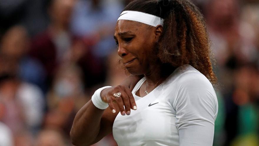 Serena Williams se retiró de Wimbledon por lesión