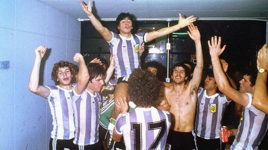 Diego Armando Maradona y Ramón Diaz comandaron a Argentina en 1979