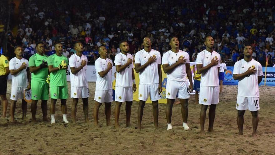 El fútbol playa de Panamá no pudo con El Salvador