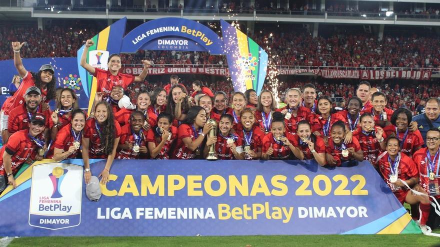 América ganó el título femenino colombiano.